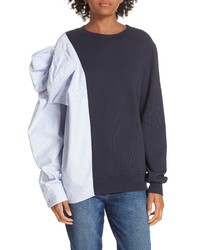Clu Bow Colorblock Sweatshirt