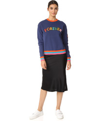 Mira Mikati Forever Or Never Patch Sweatshirt
