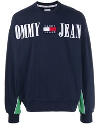 Tommy Jeans Logo Patch Cotton Sweatshirt