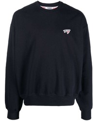 Tommy Jeans Logo Patch Ribbed Sweatshirt
