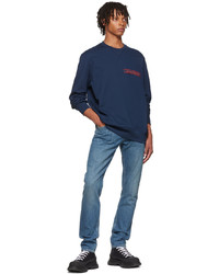 Alexander McQueen Navy Cotton Sweatshirt