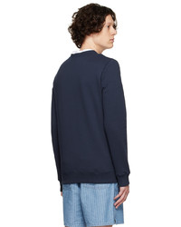 A.P.C. Navy Cotton Sweatshirt