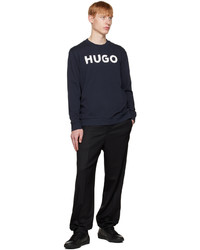 Hugo Navy Crewneck Sweatshirt