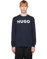 Hugo Navy Crewneck Sweatshirt