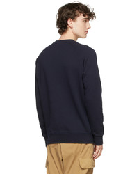 MAISON KITSUNÉ Navy Fox Head Patch Sweatshirt