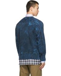 Nicholas Daley Navy Gart Dye Sweatshirt