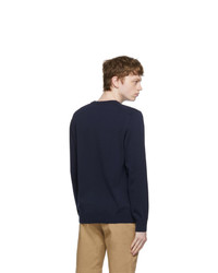 Lacoste Navy Organic Cotton Sweatshirt