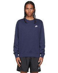 Nike Navy Sportswear Club Sweatshirt