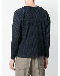 Homme Plissé Issey Miyake Ribbed Style Sweatshirt