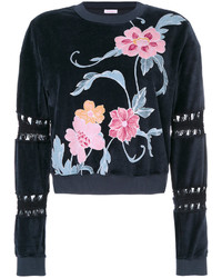 See by Chloe See By Chlo Cut Out Floral Sweatshirt