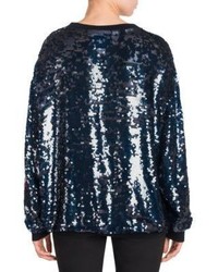 Stella McCartney Silk Sequin Sweatshirt