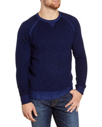 Peter Millar Thermal Knit Crewneck Wool Sweatshirt