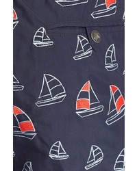 Vilebrequin Mistral Sailboat Embroidered Swim Trunks
