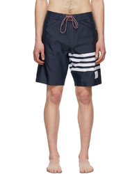 Thom Browne Navy 4 Bar Swim Shorts