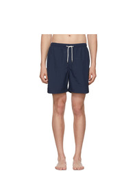 Solid and Striped Navy Classic Swim Shorts