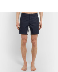 Prada Short Length Cotton Blend Swim Shorts