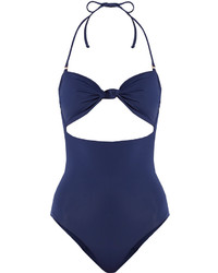 Mara Hoffman Knot Front Cut Out Swimsuit