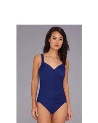 Miraclesuit Must Haves Sanibel Tank One Piece Swimsuits One Piece Marine Blue
