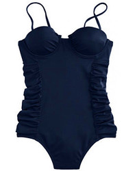 J.Crew Ruched Underwire One Piece Swimsuit
