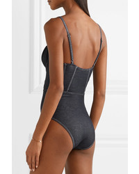 Solid & Striped The Veronica Denim Underwired Swimsuit