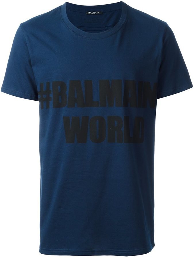 balmain world t shirt