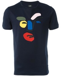 Fendi Abstract Face T Shirt
