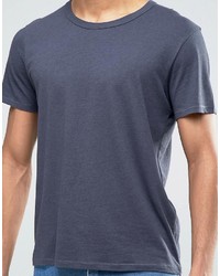 Selected Homme T Shirt In Washed Cotton