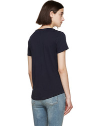 Rag & Bone Navy Slacker T Shirt