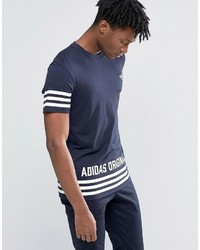 adidas Originals Street Pack T Shirt In Blue Az1139