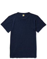 Velva Sheen Rolled Slub Cotton Jersey T Shirt