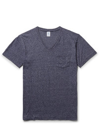 Velva Sheen Slim Fit Mlange Cotton Blend Jersey T Shirt