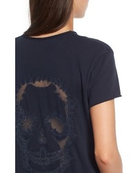 Zadig & Voltaire Story Fishnet Back Cotton Tee