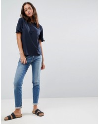 Asos T Shirt With Tie Sleeve