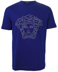 Versace Studded Medusa Head T Shirt