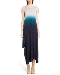 Y's by Yohji Yamamoto Gradient Dyed Wool Jersey Tank Dress