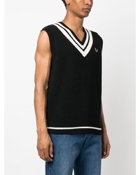 Fred Perry Contrast Trim Knitted Vest