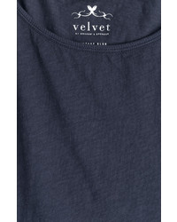 Velvet Cotton Tank Top With Tulle Straps