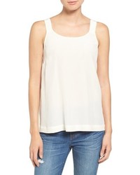 Madewell Lookout Bow Back Silk Tank
