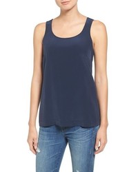 Madewell Lookout Bow Back Silk Tank