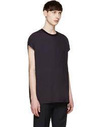 Lanvin Purple Sleeveless T Shirt