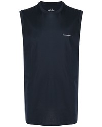 Armani Exchange Sleeveless Logo Print Vest