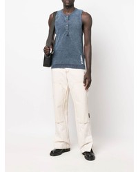 Diesel Terry Cloth Buttoned Vest