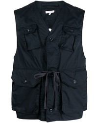 Engineered Garments V Neck Open Back Vest