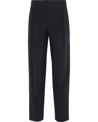 Chloé Cropped Crepe Tapered Pants