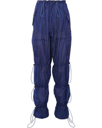 Unravel Project Ruched Shell Cargo Pants