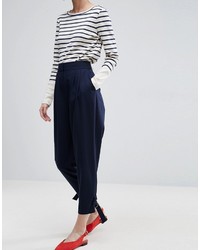 Asos Tapered Pant With Strapping D Ring Ankle Detail