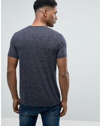 Asos T Shirt With Pocket In Textured Linen Fabric