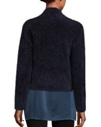 Eileen Fisher Textured Cropped Cardigan
