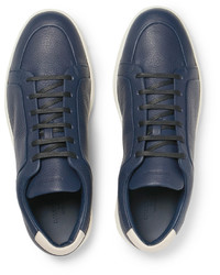 Balenciaga Urban Low Textured Leather Sneakers