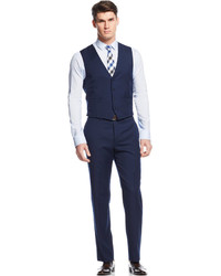 Calvin Klein X Navy Vested Slim Fit Suit